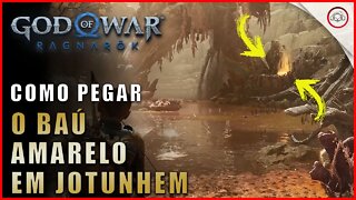 God of war Ragnarok, Como pegar o baú amarelo em Jotunhem | Super dica