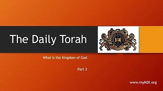 What is the Kingdom of God - Part 3