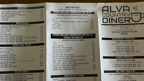 Alva Country Diner #4K #BroastedChicken