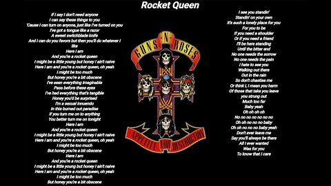 Guns N' Roses - Rocket Queen - Guns N' Roses lyrics [HQ]