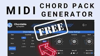 FREE MIDI Pack Generator | Songwriting Tool 4 MAC iOS Logic Pro 11 Ableton, FL Studio, Reaper