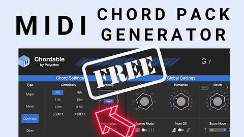 FREE MIDI Pack Generator | Songwriting Tool 4 MAC iOS Logic Pro 11 Ableton, FL Studio, Reaper
