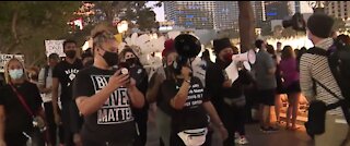 Black Lives Matter rally happens on Las Vegas Strip