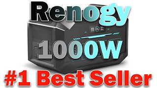 Renogy 1000W Portable Power Station Lifepo4 998Wh Solar Generator for Outdoor Camping Travel RV