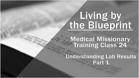 2014 Medical Missionary Training Class 24: Supplementation is it necessary