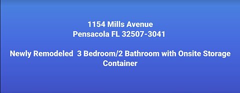 1154 Mills Ave Perdido Key FL 32507