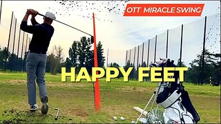 HAPPY FEET Golf Footwork with Driver for LONG BOMBS!!!