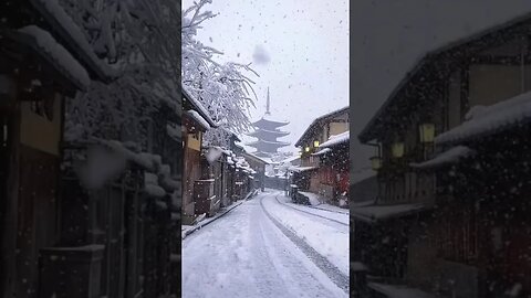 INSTANT ZEN in snowy Kyoto #travel