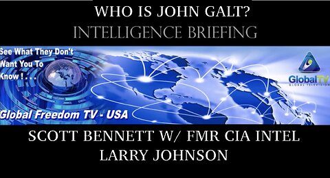 FMR CIA Scott Bennett W/ FMR CIA JOHNSON-RUSSIA, BALTIMORE, GAZA, INTEL DROPS. TY JGANON, SGANON