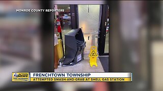 Attempted smash-and-grab at Shell gas station