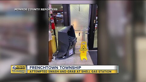 Attempted smash-and-grab at Shell gas station