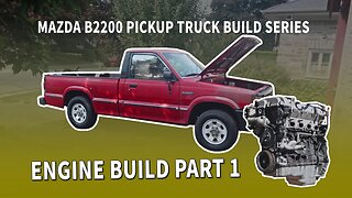 Mazda B2200 Pickup Truck Turbo BP 1.8L Engine Build Series Part 002 - Engine Building Part 1 💥💥💥