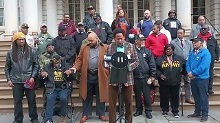 The Veterans Voices Matter 2023 Press Conference City Hall Steps Hosted By Andy King 1/4/2023