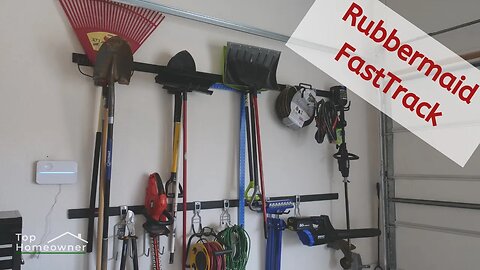 Rubbermaid FastTrack Garage Storage System, Review & How to Install
