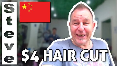 $4 HAIRCUT IN CHINA - Modern Kunming 💈🇨🇳