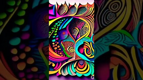 create #socialmediacontent vibrant pyscedelic rock with genmo AI#motionanimation #aiart #digital