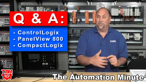 Three Questions Answered: Studio 5000, PanelView 800, CompactLogix