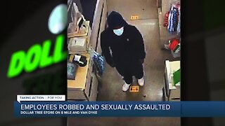 Detroit police release suspect photo in dollar story robbery, sexual assault
