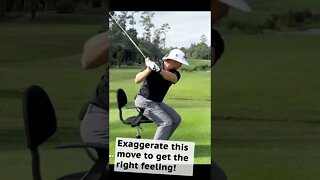 How to move your hips at the start of the downswing #shorts