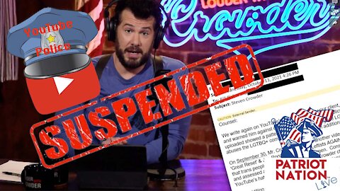 Oct 14 - Steven Crowder Suspended For Reporting the News