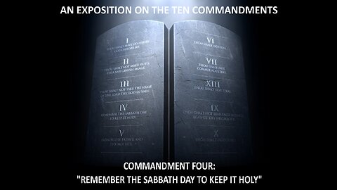 Exposition on the Fourth Commandment