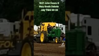 John Deere G SledPulling Gary South Dakota July 3rd 2022