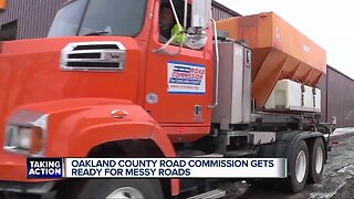 Oakland County Road Commission gets ready for messy roads