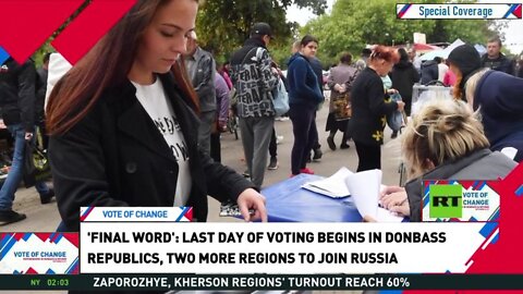 RT News - September 27th 2022 - Last day of referendum; special coverage