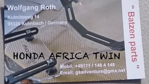 Honda Africa Twin Batzen Windshield Adjuster