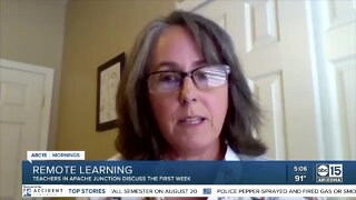 Apache Junction teachers talk first week of remote learning