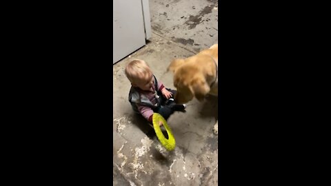 A boy and his dog ❤️