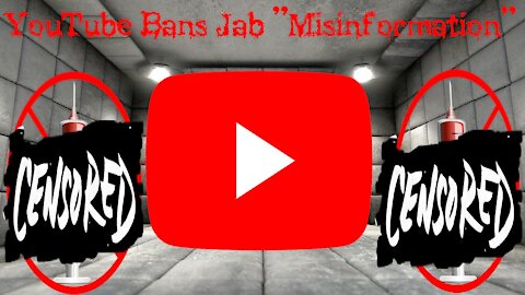 YOUTUBE BANS JAB "MISINFORMATION"!!! (Big Tech Censorship continues to crush "wrong think")