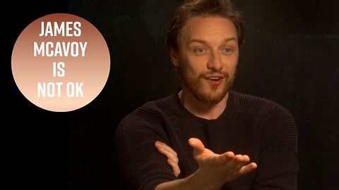 James McAvoy freaks out when he meets this interviewer