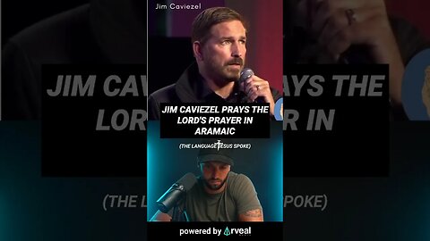 Jim Cavaziel prays in JESUS' language 🤯 #jesus #bible #christianity #god #holyspirit