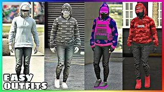 4 Easy Male Outfits To Make #15 (GTA Online)