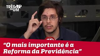 Joel Pinheiro: "O mais importante para o Brasil agora é a reforma da Previdência"