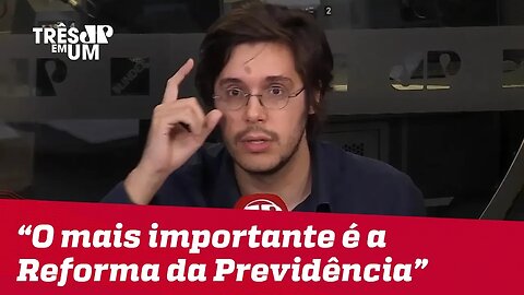 Joel Pinheiro: "O mais importante para o Brasil agora é a reforma da Previdência"