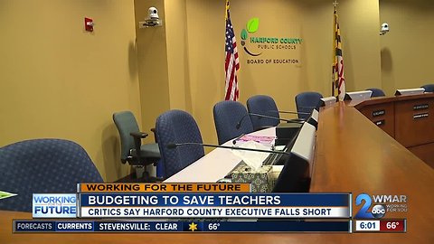 Harford County budgeting to keep teachers