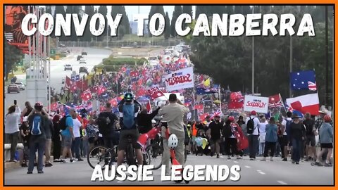 Canberra Convoy Aussie Legends #freedomconvoy #canberraconvoy #truckers