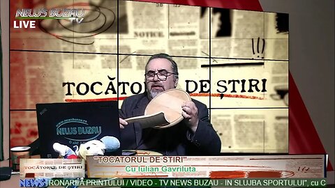 LIVE - TV NEWS BUZAU - TOCATORUL DE STIRI, cu Iulian Gavriluta. azi despre diferenta dintre presa…