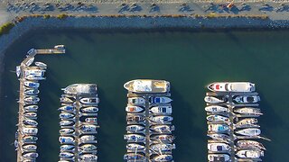 Blasian Babies DaDa Flies His Skydio 2+ Drone Over Pier 32 Marina National City Off San Diego Bay!