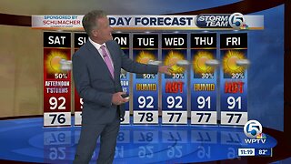 Latest Weather Forecast 11 p.m. Friday