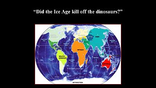 Did The Ice Age Kill Off The Dinosaurs?