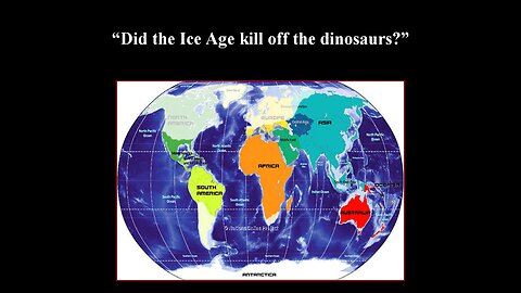 Did The Ice Age Kill Off The Dinosaurs?
