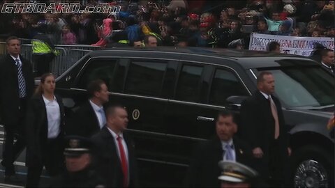 United States Presidential motorcade "the Beast", Secret Service, V22 on Gerald R. Ford (CVN 78)