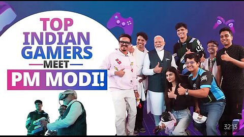 Top gamers meet the Prime Minister ❤️