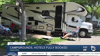 San Diego campgrounds, hotels, motel fully booked for Memorial Day Weekend