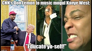 CNN hack to Kanye West: "Educate yo-self!"