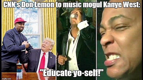 CNN hack to Kanye West: "Educate yo-self!"