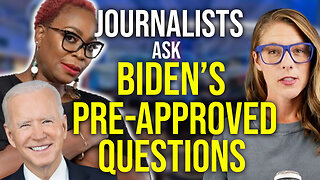 Journalists ask Biden pre-approved questions